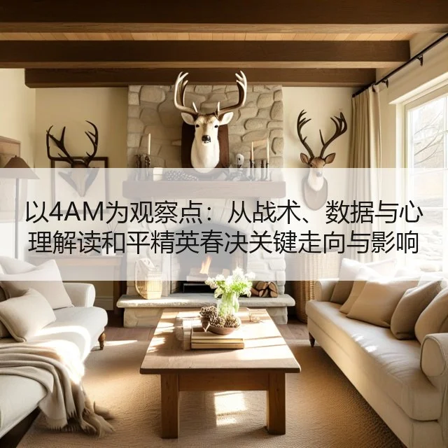 以4AM为观察点:从战术、数据与心理解读和平精英春决关键走向与影响